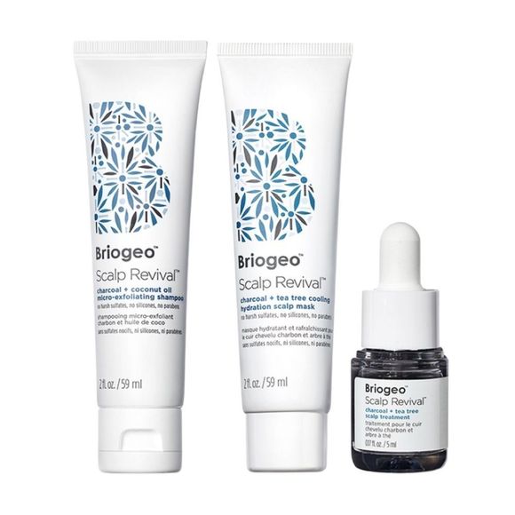 Briogeo Scalp Revival Soothe + Detoxify Travel Set 🚿 NEW Charcoal - Picture 1 of 8